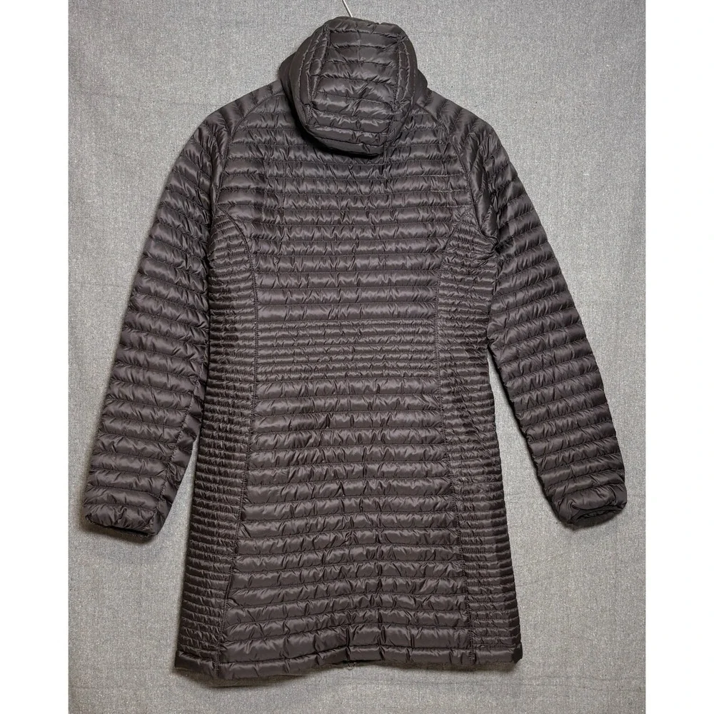 LL Bean Ultralight 850 Down Hooded Coat Womens XS Grey Puffer‎ Parka